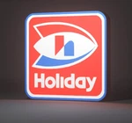 Holiday Gas Station Led Sign Light Box Large 12.5" Man Cave Garage See Feedback. Fixed Price $78.00.