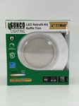 New Sunco Lighting 4 Inch Led Retrofit Kit Baffle Trim Warm White 11 Watt Dims. Fixed Price $14.72.