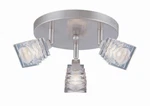 Lite Source LS-17643PS/CLR Light Flush Mount Polished Steel Clear Glass Shade. Fixed Price $129.99.