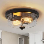 Foucasal Black Flush Mount Ceiling Light Farmhouse Outdoor Porch Fixtur.... Fixed Price $80.80.