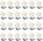 Amico 24 Pack 6 Inch 5CCT Ultra-thin Led Recessed Ceiling Light With J-.... Fixed Price $139.99.