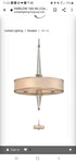 Corbett Lighting Harlow 6LT Pendant, Silver/ss Steel/ivory Ice 166-46-WSL-SS. Fixed Price $1000.00.
