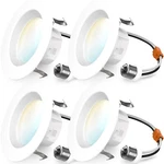 Sunco 4 Pack 5 Cct Retrofit Led Recessed Lighting Inch,. Fixed Price $68.00.