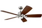 Luminance Kathy Ireland Ion Eco Led 60" Ceiling Fan Brushed Steel Walnut Blades. Fixed Price $99.99.