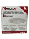 6 Pack Utilitech White One Piece Baffle Trim For Recessed Lighting. Fixed Price $28.95.