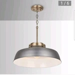 Austin Allen & Co. Oakwood 1-LIGHT Pendant, Antique Nickel 9D329A. Fixed Price $75.00.