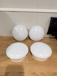 Lot Of Eti 11.5 Watt Led Spin Light Round Flush Mount 7" 4000K. Fixed Price $49.95.