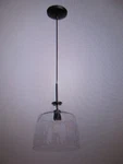Access Lighting Simplicite 11.5 In. 1-LIGHT Black Pendant. Fixed Price $84.96.