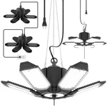 Toberich 2-PACK Plug Garage Lights, 180W 18000LM Linkable Pack, Black. Fixed Price $56.17.