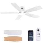 52INCH Flush Mount Ceiling Fans With Lights And Remote/app Control, Dimmable .... Fixed Price $99.86.