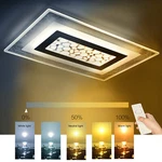 Acrylic Led Ceiling Light Modern Flush Mount Chandelier W/remote Control. Fixed Price $141.39.