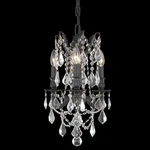 Elegant Lighting 9203D13/RC Rosalia 13"W Crystal - Bronze. Fixed Price $604.00.