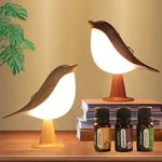 2 Pack Bird Led Table Touch Sensor Bedside Aroma Lamps With 3 Level Red. Fixed Price $34.52.