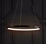 Jonathan Bradley 24-WATT Matte Black Integrated Led Chandelier JYL7202A. Fixed Price $55.00.