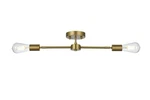 Elegant Lighting LD2348 Zane 22"W Semi-flush Linear Gold. Fixed Price $74.00.