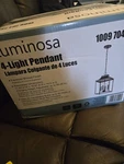 Luminosa 11.5 In. W 4-LIGHT Espresso Bronze Finish Lantern Pendant. Fixed Price $50.00.