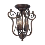 Millennium Lighting 1144-RBZ Chateau 4-LIGHT Semi-flush Rubbed Bronze. Fixed Price $179.90.