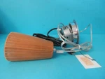 Eurofase 1 Light Orange Shade Chrome Finish Pendant Lamp 22826-022 No Attachment. Fixed Price $39.99.