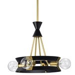 Nuvo Lighting 60/7864 Marsden 14"W Ring Chandelier - Black. Fixed Price $180.94.