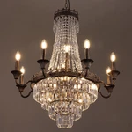 Vintage French Empire Crystal Chandelier For Dining Room & Living. Fixed Price $566.99.