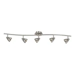 Cal Lighting 7.25-19.25" Serpentine Lt Ceiling, Dbz/cone St SL-954-5-DB-CBS. Fixed Price $453.00.