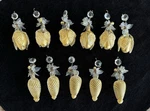 Italian Venetian Glass Fruit Prism Drop Crystal Sconce Chandelier Part. Fixed Price $250.00.
