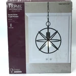 Sarolta Sands 1-LIGHT Black Mini Pendant Fixture W/ Caged Orb Metal Shade. Fixed Price $38.99.
