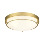 16 Inch Flush Mount Fixture, 3-LIGHT Modern Ceiling With Polished.... Fixed Price $136.30.