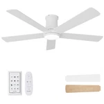 52 Inch Low Profile Ceiling With Light, White Fans Lights An.... Fixed Price $138.90.