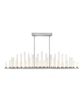 Fredrick Ramond FR46108 Nickel Trinity 50 Light 48"W Led Linear Chandelier. Fixed Price $742.57.