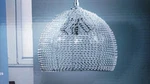 Nib Nice 13"X12" Modern-design Pendant Ceiling Light W/ Twisted Aluminum Shade. Fixed Price $89.95.
