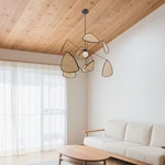Creative Bamboo Light Pendant Rattan Lamp Chandelier Home Decor 40W. Fixed Price $123.38.