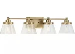 Progress Lighting P300351-163 Hinton 4-LIGHT Bath Vanity Vintage Brass. Fixed Price $144.99.