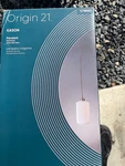 New Origin 21 Kason Hanging Pendant White Milk Glass Gold Lighting Fixture. Fixed Price $35.00.