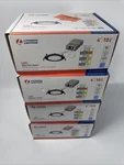 Set Of Lithonia Lighting WF4 Led Downlight Ultra Thin Round Trim Matte Black. Fixed Price $39.99.