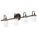 Moen YB6464ORB Oil Rubbed Bronze Four Globe Bath Light. Fixed Price $356.54.