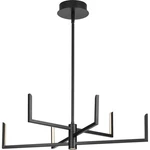 Progress Lighting Pivot Led Collection 6LIGHT Matte Black Frosted Acrylic Shade. Fixed Price $231.00.
