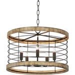 Maxim Lighting 12515DWBK Homestead Chandelier Driftwood/black. Fixed Price $498.00.