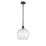 Innovations Ballston Athens Water 10" Mini Pendant 1S, 516-1S-BK-G1215-10. Fixed Price $264.00.