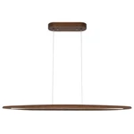 Yisdesign 39 Wood Linear Pendant Led Kitchen Island Light 24W Dimmable Walnut. Fixed Price $198.24.