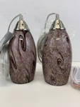 Pair Of Elk Lighting 110-1SW Milan Pendant Satin Nickel. Fixed Price $115.00.