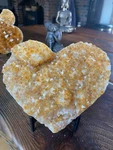 Citrine Heart 23, Crystal, Quartz, Geode, Cluster, Gemstone 1194G - H14XW17XD4CM. Fixed Price $268.65.