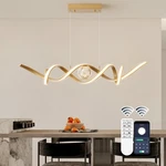 Oranoor Led Modern Chandeliers For Dining Room, 39IN Dimmable Gold. Fixed Price $102.73.