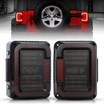 Smoked Black Led Tail Lights Reverse Turn Stop Lamp For Jeep Wrangler Jk 2007-18. Fixed Price $104.99.