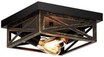 Hallway FIXTURE,1 Pack Industrial Square Flush Mount Ceiling Light,farm.... Fixed Price $44.84.