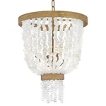 Fredrick Ramond FR30204 Dune Light 18"W Beaded Waterfall - Gold. Fixed Price $2469.00.