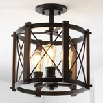Jonathan Y Farmhouse Ferme Led Flush Mount. Fixed Price $193.99.