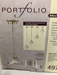 Pendant Light Portfolio Mini Polished Brass Finish New #49721. Fixed Price $20.00.
