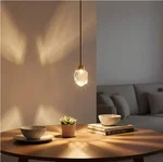 Yansun W-DZ112 1-LIGHT Gold Crystal Integrated Led Pendant. Fixed Price $65.00.