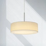 Cal Lighting 14" Height Metal And Fabric Pendant, Patterned White FX-3731-CW. Fixed Price $335.00.